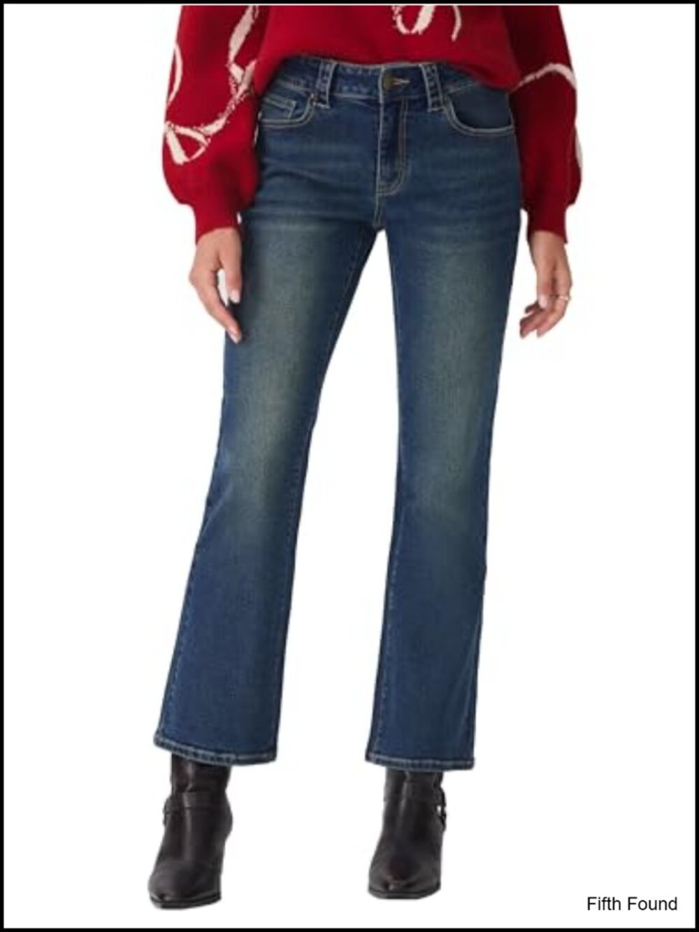 Wide Leg High Waisted Flare Stretch Bootcut Denim Jeans Vintage Trendy